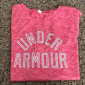 Pink Under Armour Shirt